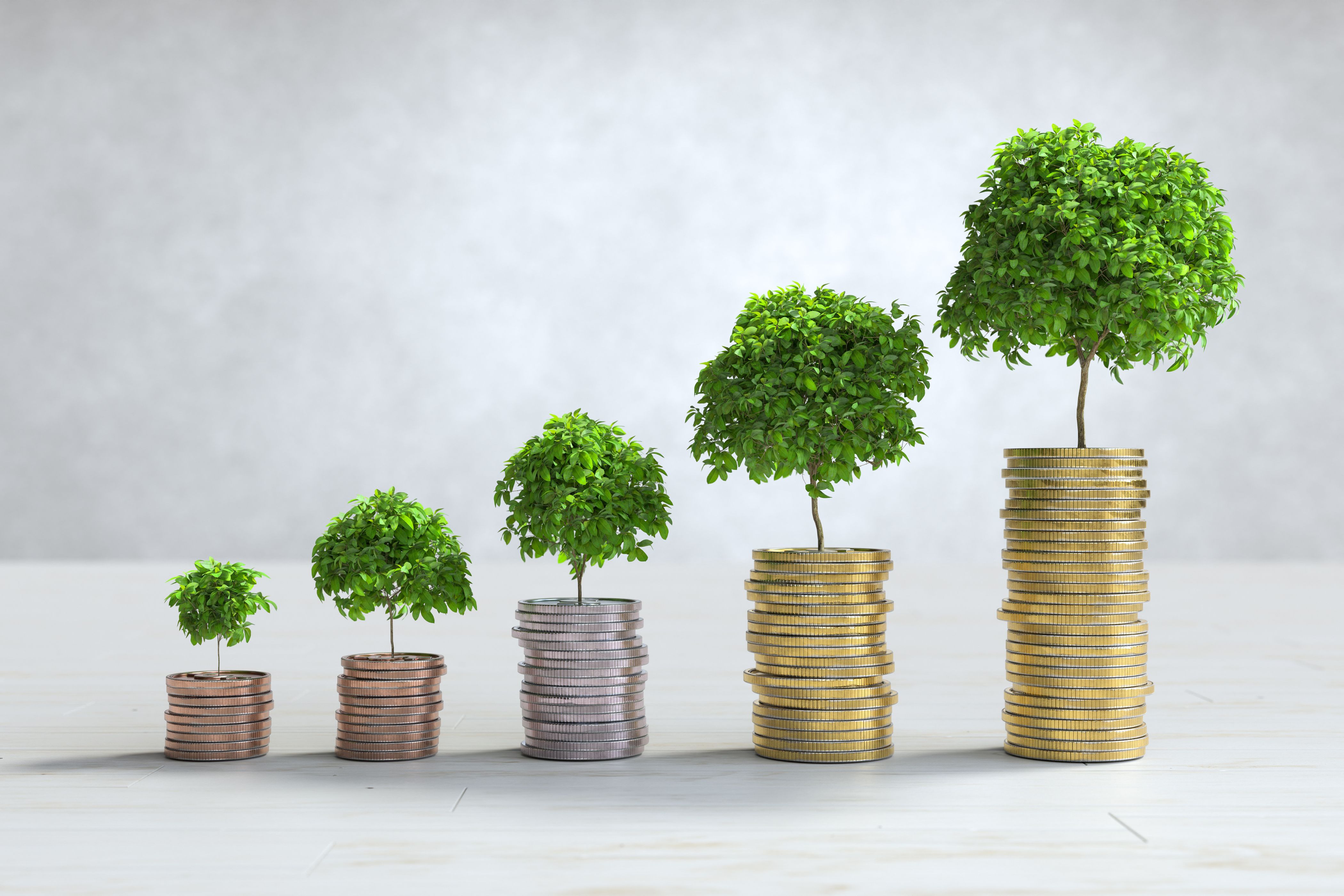 Financial Growth Illustration